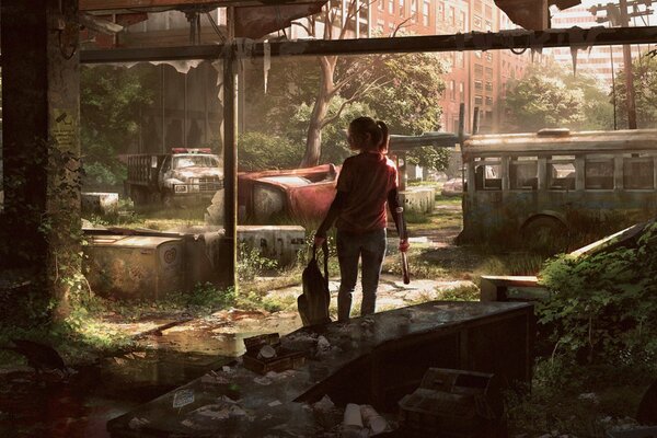 Ellie is the main character of the game The Last of Us