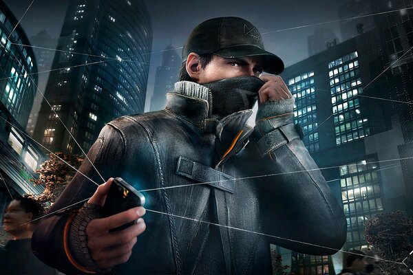 Aiden Pearce z gry Watch_Dogs