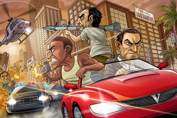 Тревор филлипс один из трех главных героев grand theft невероятные бандиты