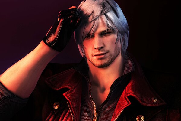 Portrait of Dante from the anime The Devil can cry