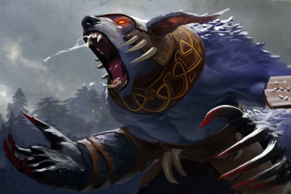 Dota 2, héroe URSA, oso furioso