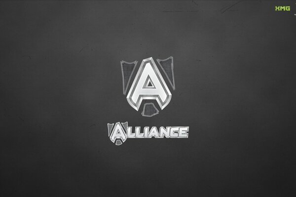 Logotipo de alliance-estética en negro