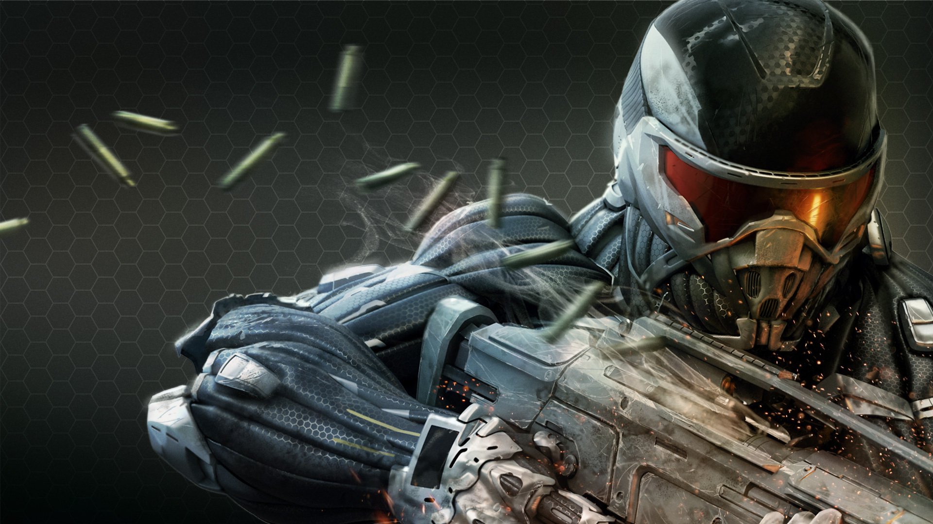 crysis 2 crisis 2 nanokombinezon żołnierz broń łuski