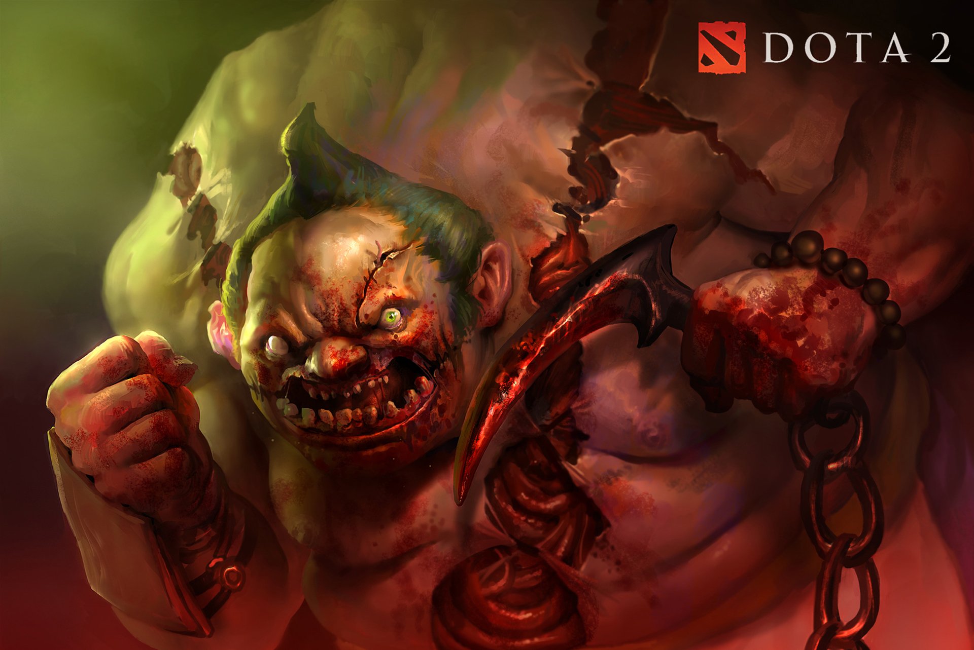 dota 2 pudge мясник пудж