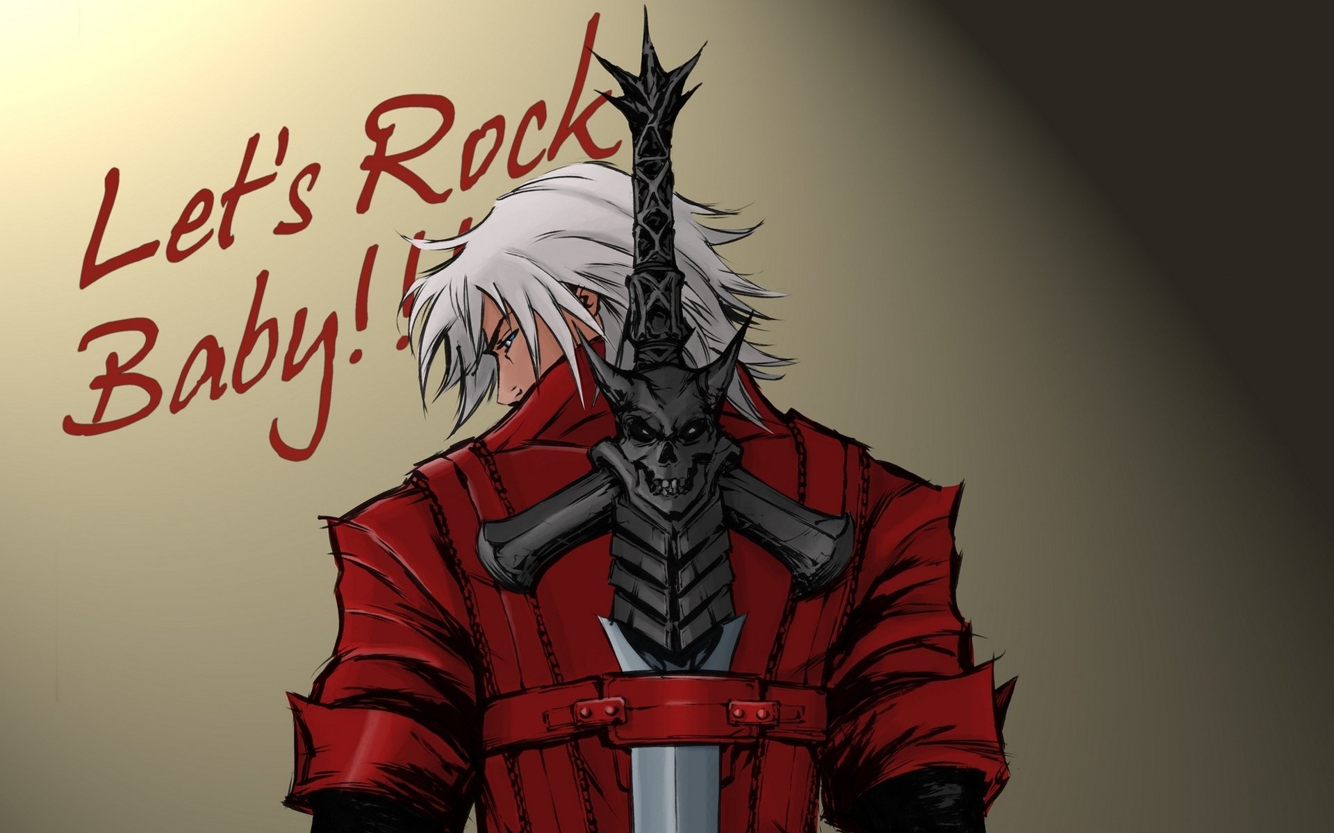 the devil can cry 1 dmc wallpaper games dante vs dante rock let s baby fanart dante demon hunter half-demon sword rebellion ebony&cat half-demon rebellion red cloak pistols inscription wall