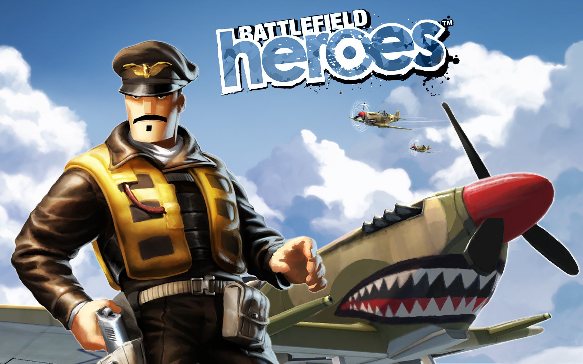 battlefield heroes bfh gioco sparatutto tattico multiplayer online con elementi di gioco di ruolo in stile cartone animato sviluppatore illusioni digitali ce editore arti elettroniche aviatore aereo