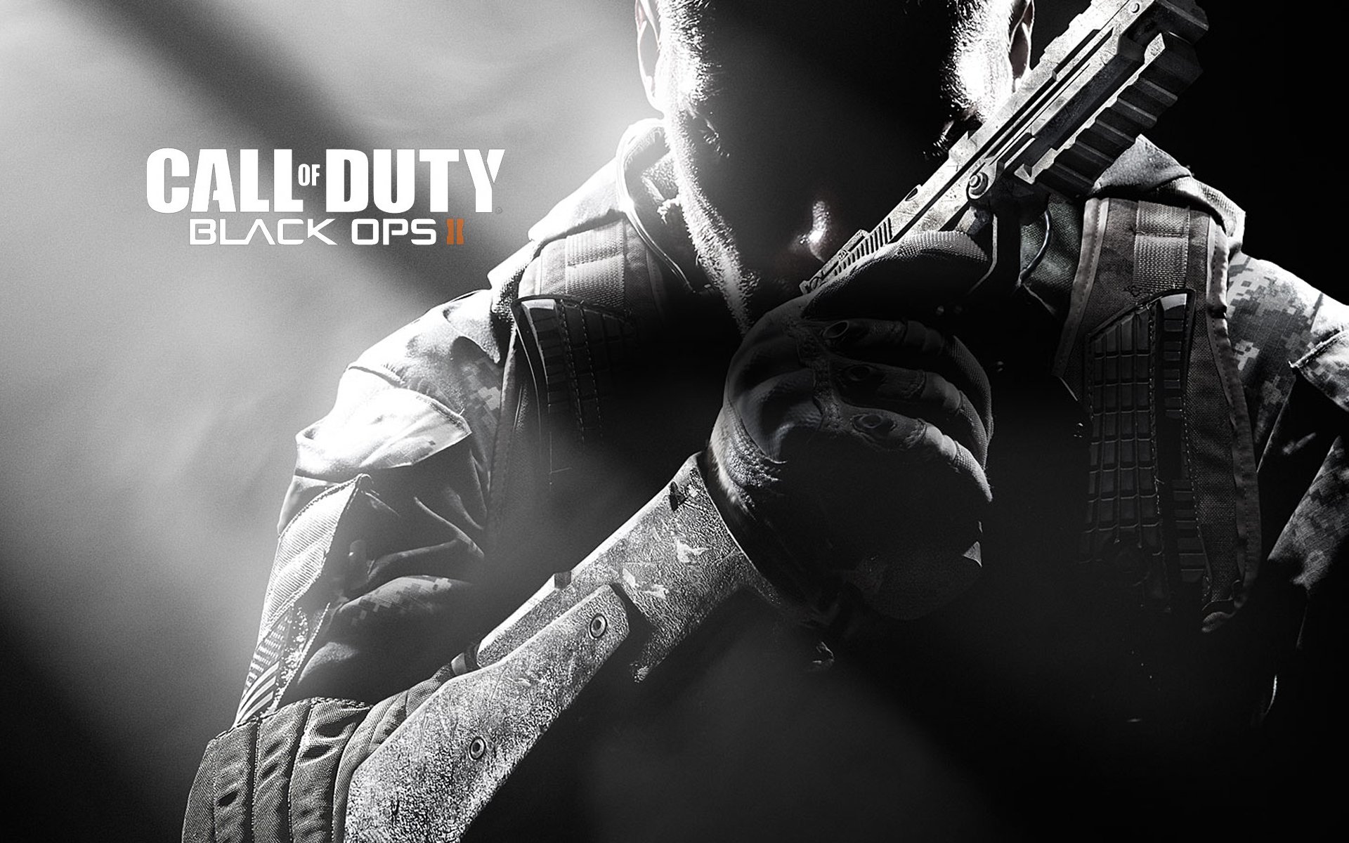 call of duty black ops 2 dorsz żołnierz broń future shooter