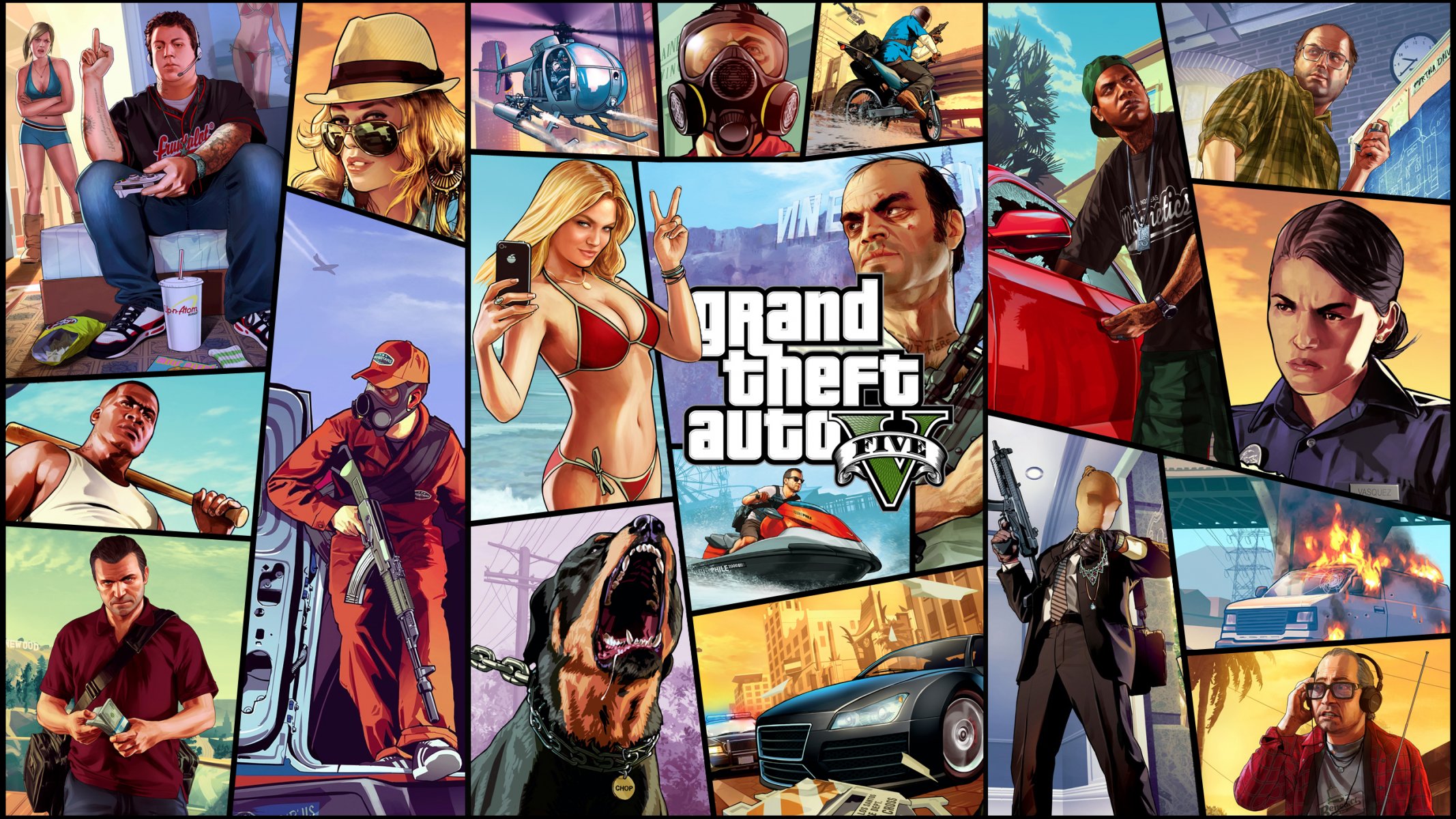 grand theft auto v gta 5 franklin michael trevor ron lamar vásquez jimmy tracy lester chop