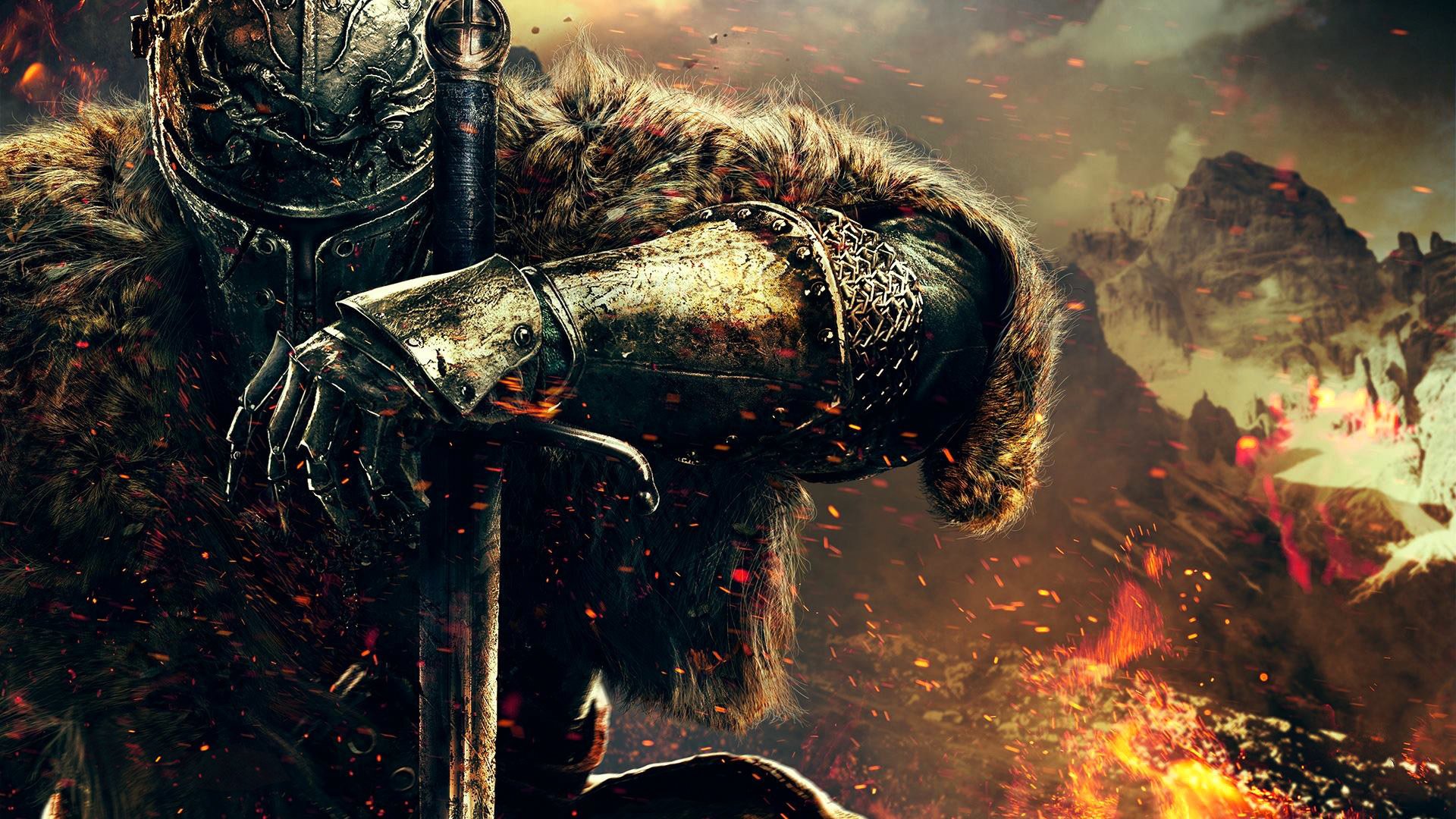 dark souls ii dark souls 2 воин рыцарь шлем броня мех рука from software namco bandai game