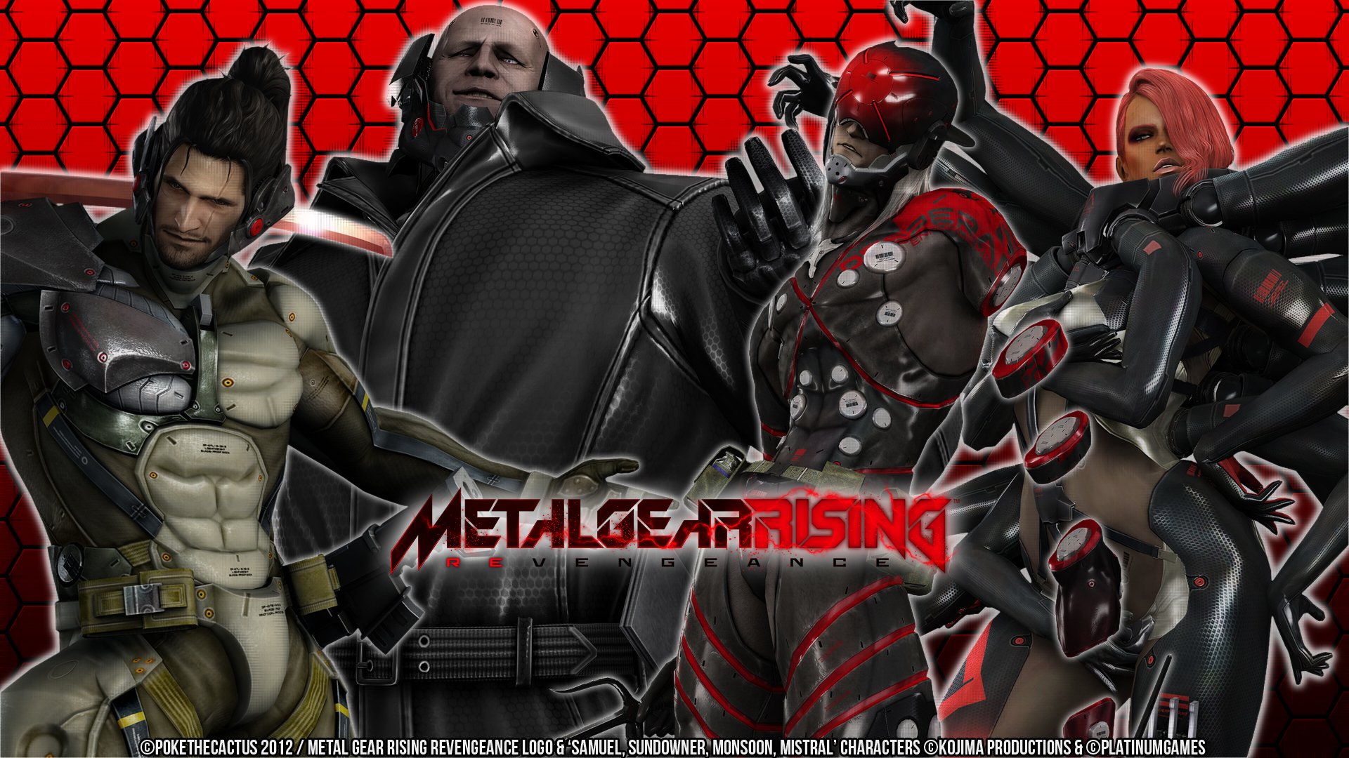 monsoon mgr metal gear rising revengeance desperado enforcement group mystral sundowner samuel game wallpaper cybernetic platinum games samuel rodrigues cyborg ninja jetstream sam pmsc group jetstream doom