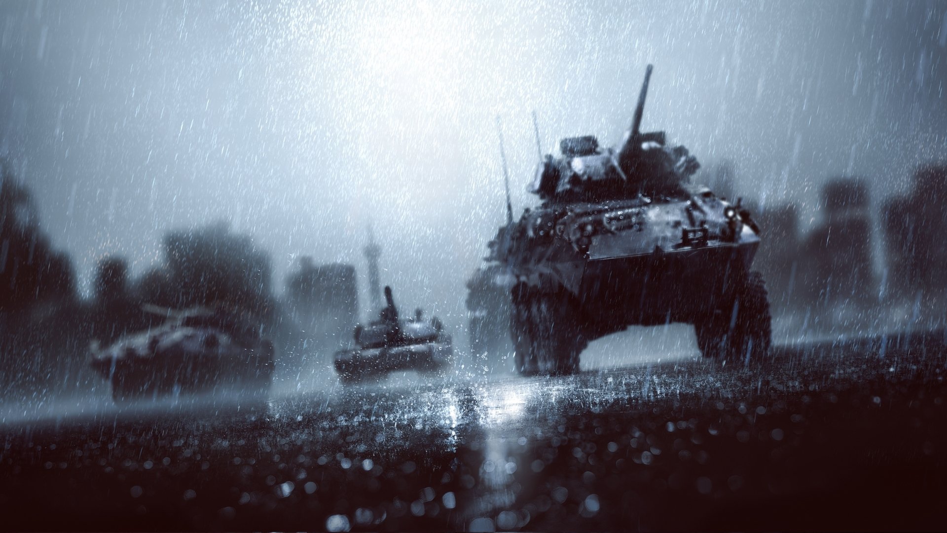 battlefield 4 congelación 3 dice tm ea equipo militar tanque lluvia cielo edificio