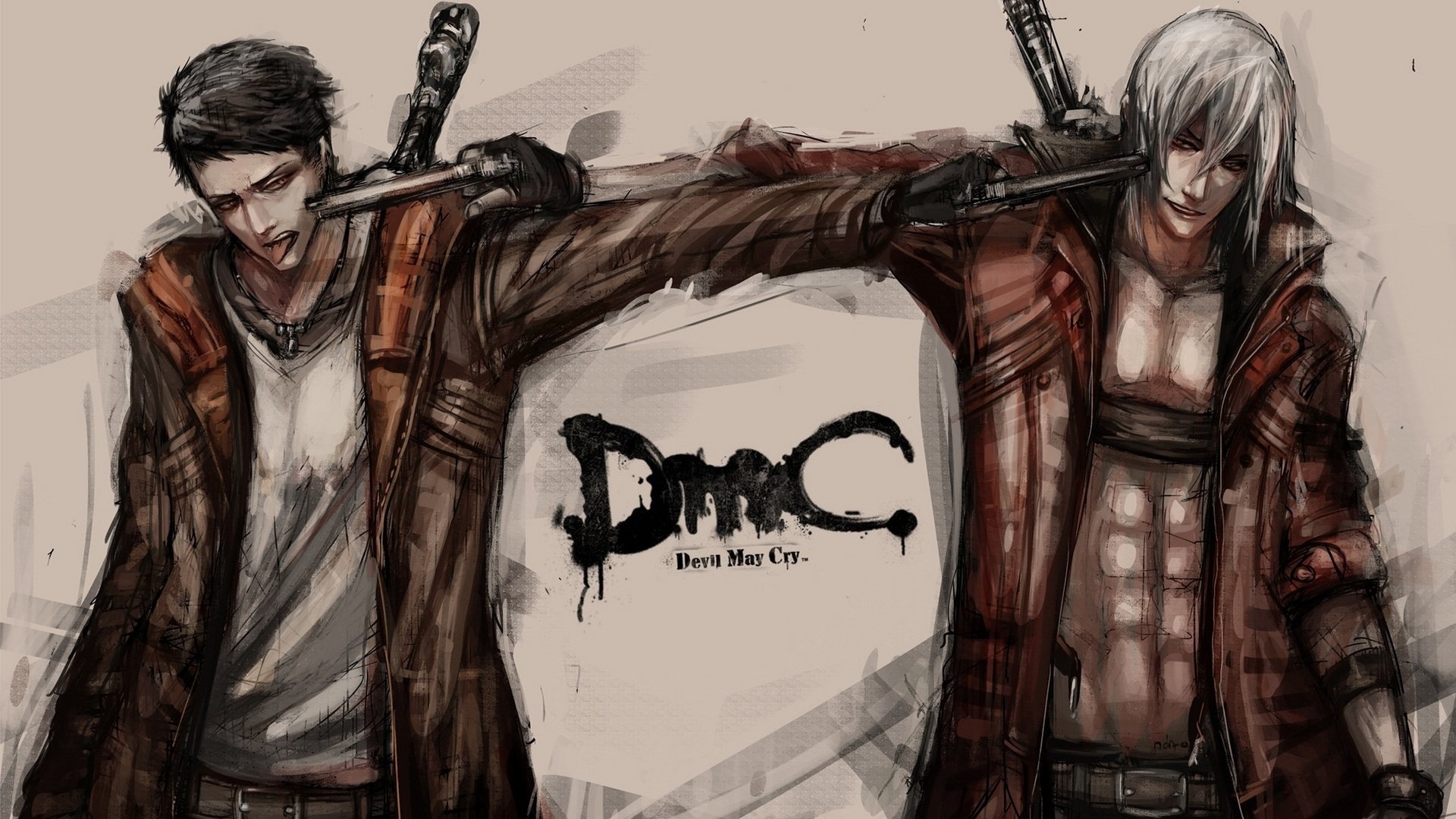 fan arte dante dmc devil may cry