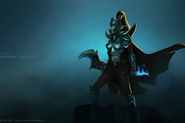 Bild des Helden phantom assassin aus dem Spiel Dota 2