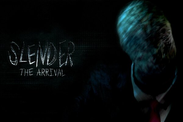 Arte en la película de terror Slender Arrival