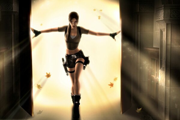 Lara Croft as a separate kind of art
