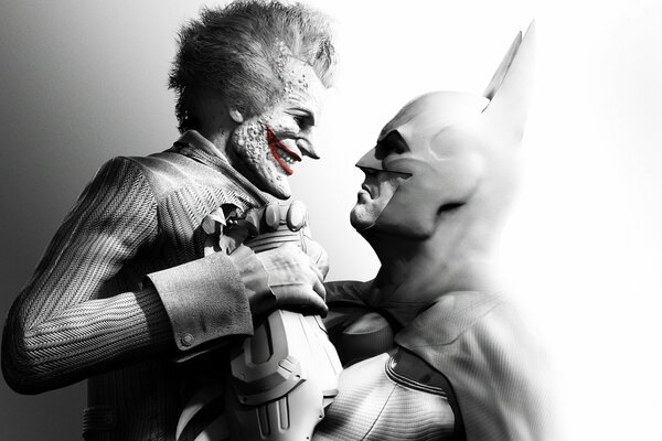 Batman fought in a fight with the joker joker