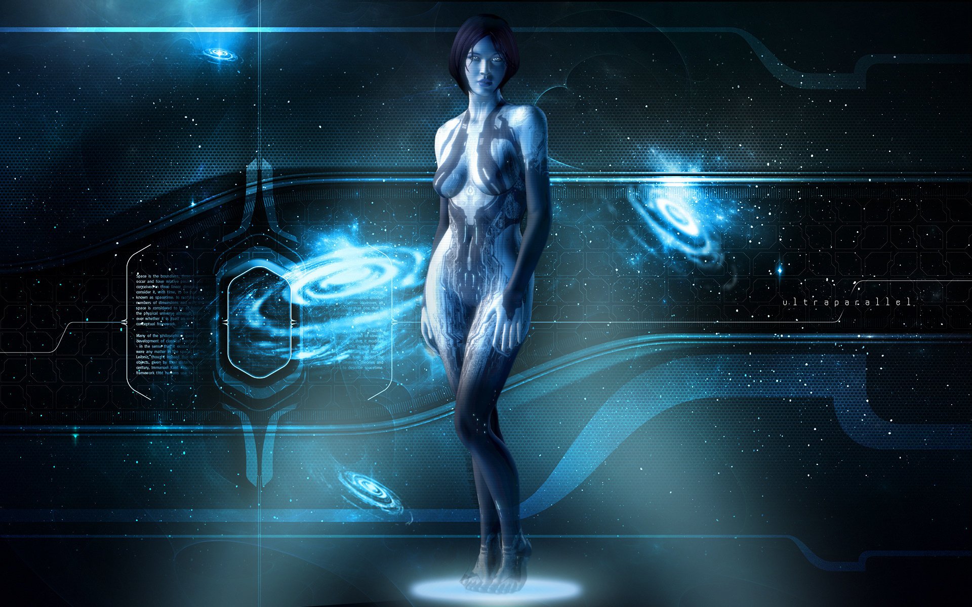 halo 4 cortana xbox 360 hologramm