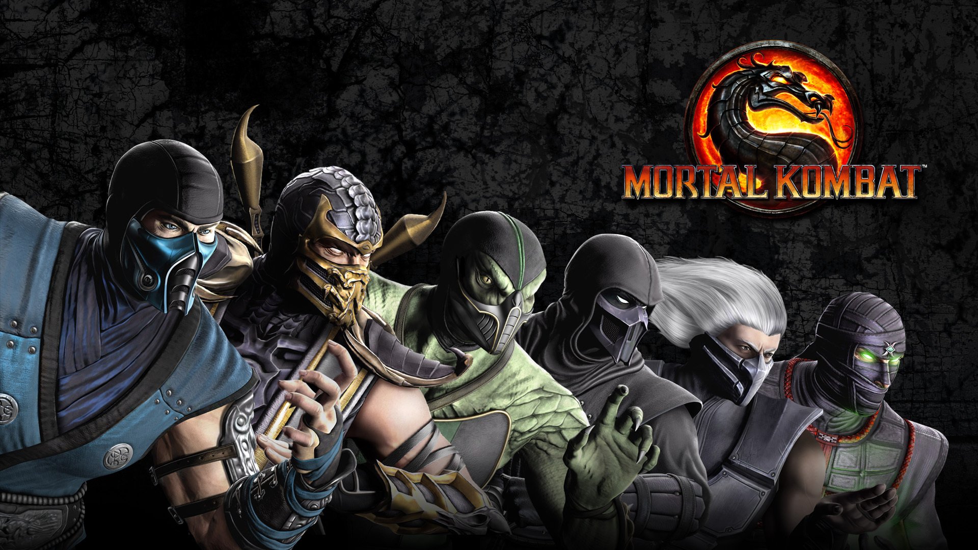 mortal kombat ninja sub-zero escorpión dragón