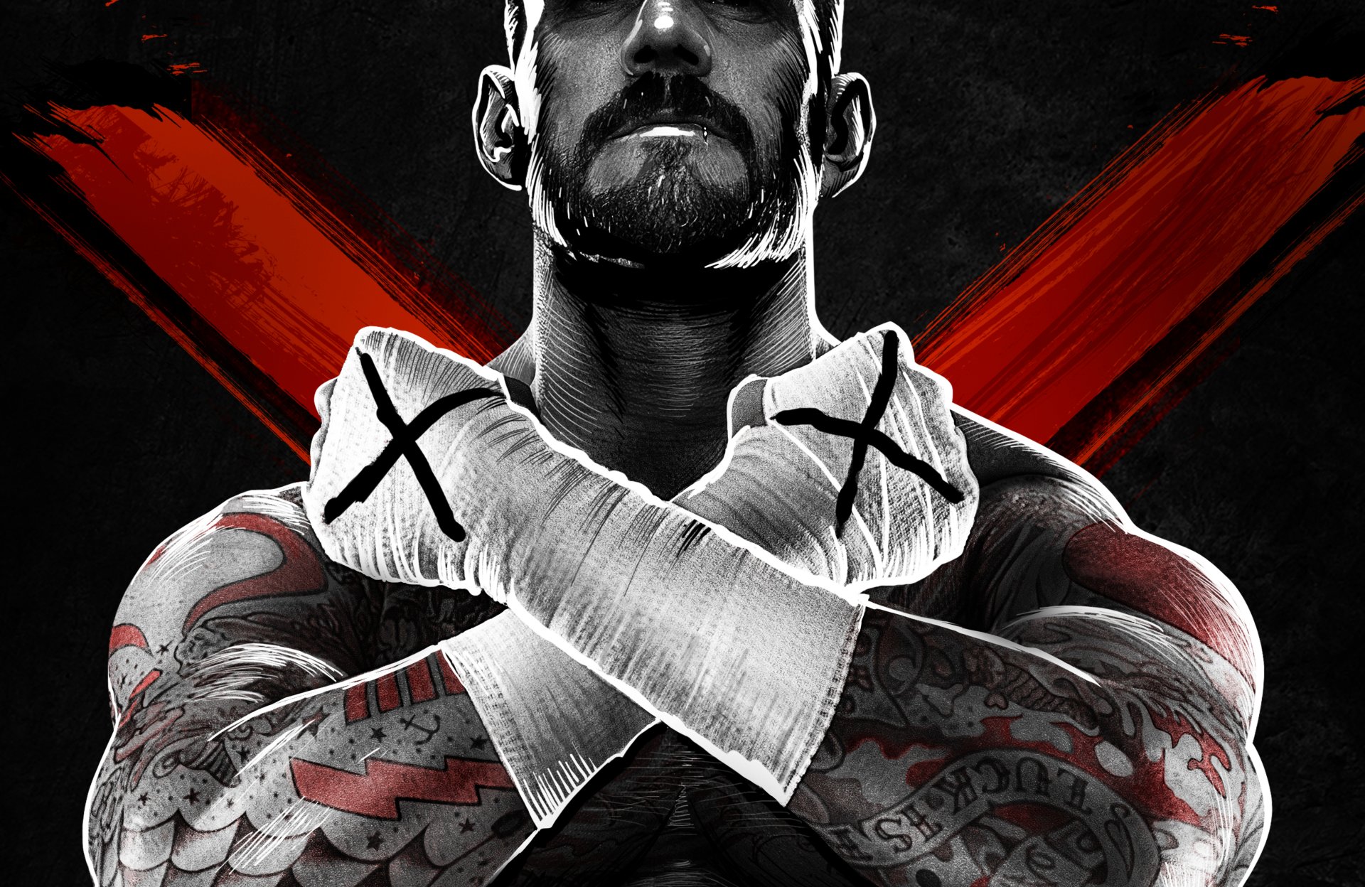 wwe 13 vedere punk phillip jack brooks lottatore bende tatuaggi neogaf