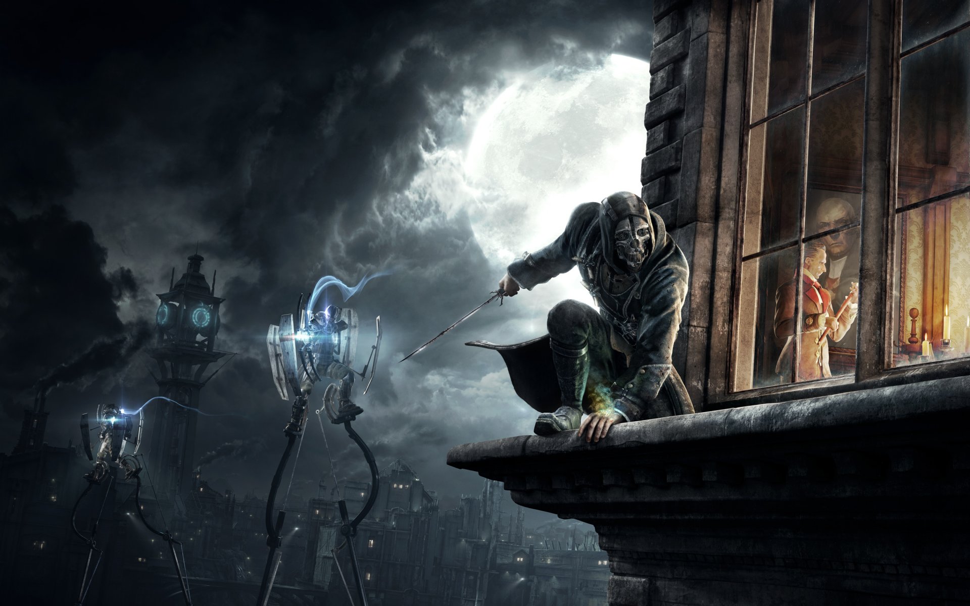 blamiert corvo attano gesims turm nacht mörder