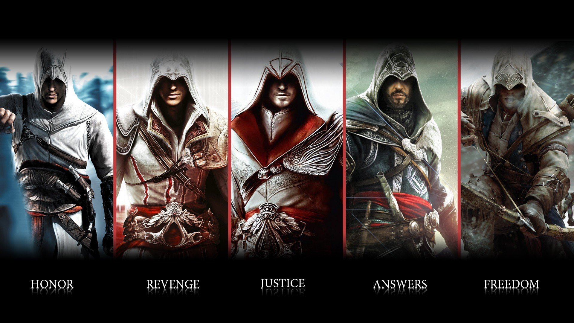 assassins creed эцио коннор альтаир ubisoft анимус убийца клинок оружие