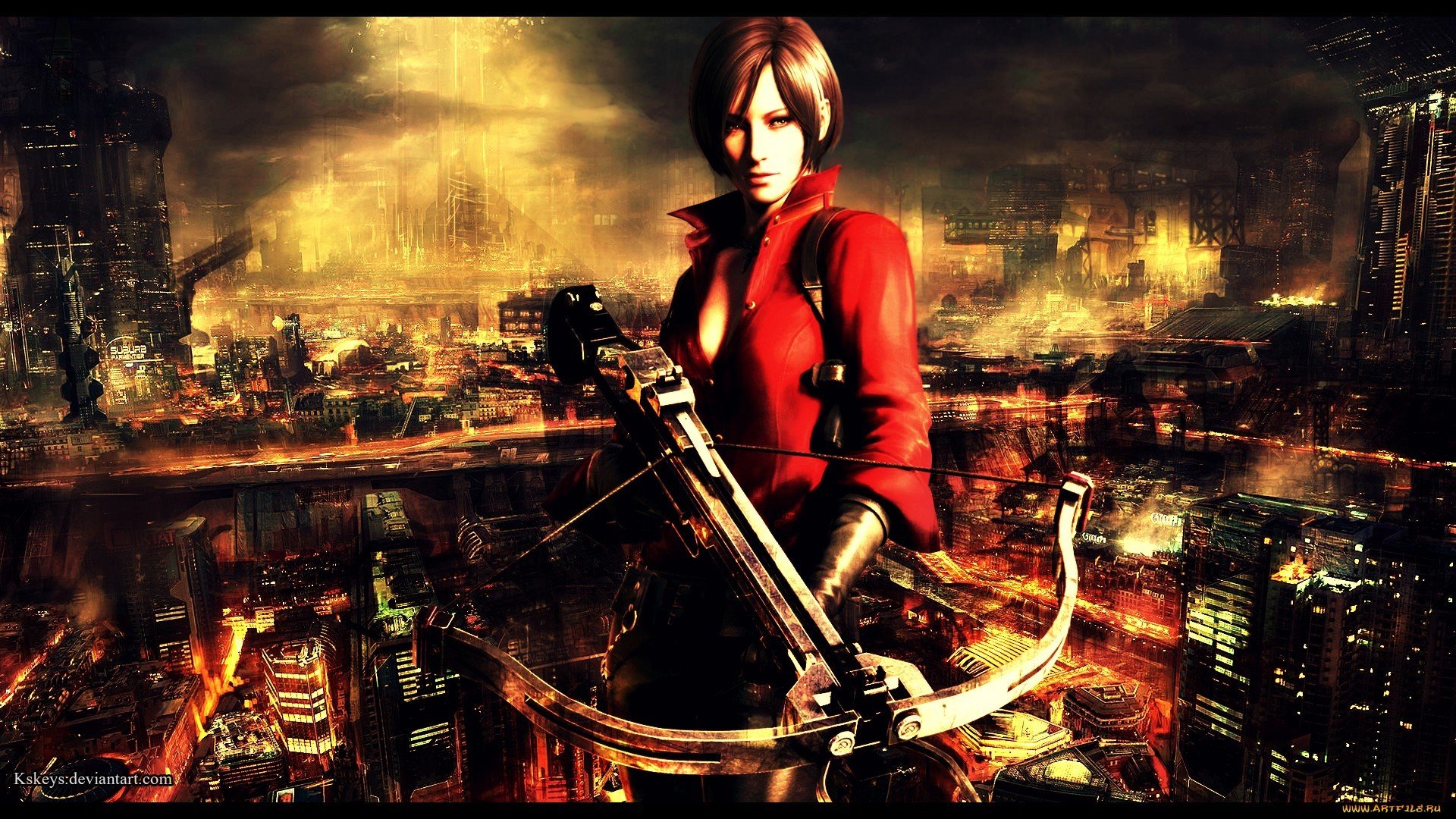 resident evil ada wong arbalète ville