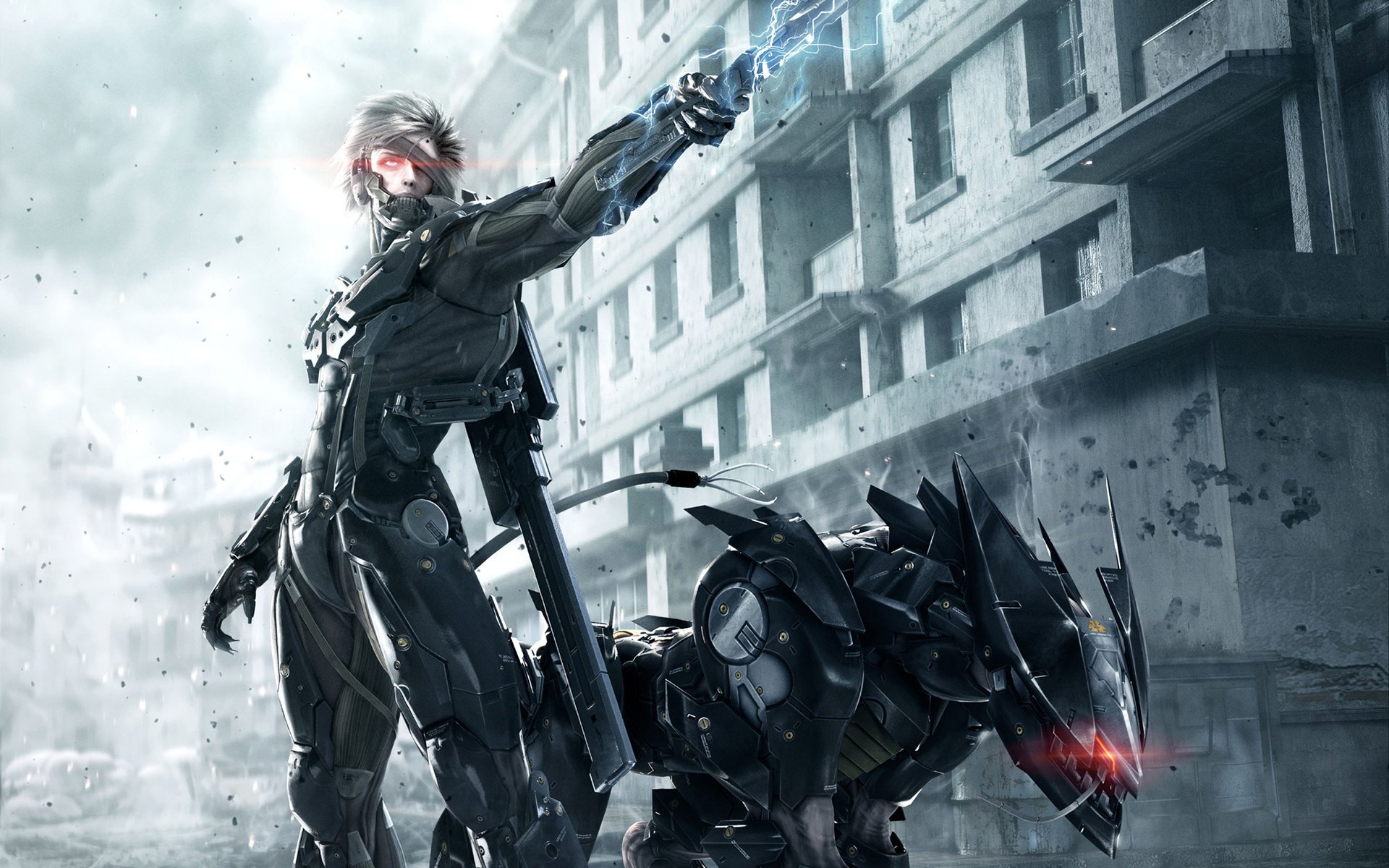 metal gear rising: revengeance ninja cyborg raiden casa espada armadura konami juegos de platino kojima production
