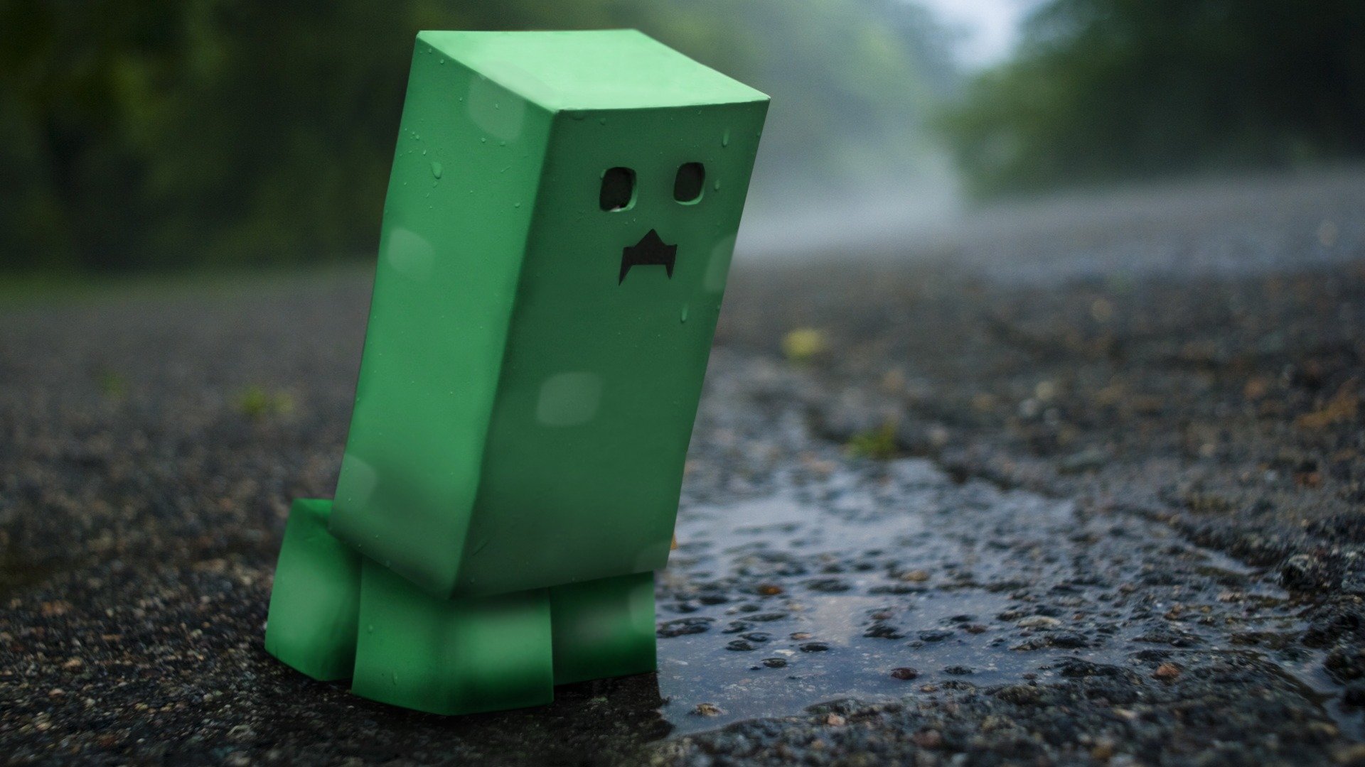 zdjęcia minecraft gra mob pnącza ulica drzewa krople