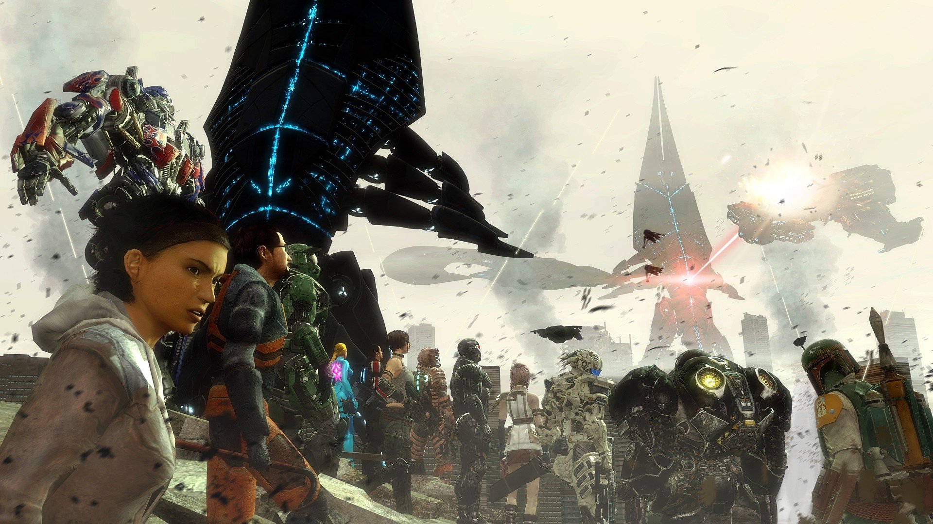 mass effect sam gideon shepard halogène mster principal final fantasy 13 foudre dead space isaac clark vanquish metroid prime gordon freeman alix vance transformateurs optimus prime reaper crysis bulletstorm trishka novak starcraft vent