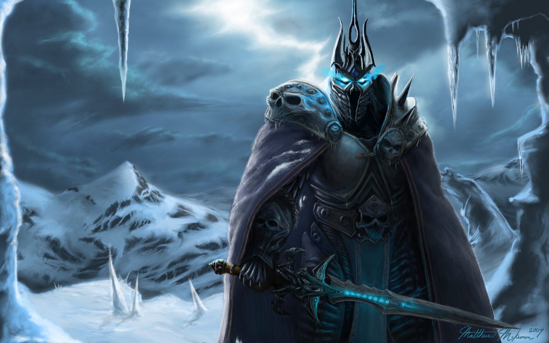 world of warcraft roi liche roi liche roi des morts prince déchu artes menethil arthas neige armure épée