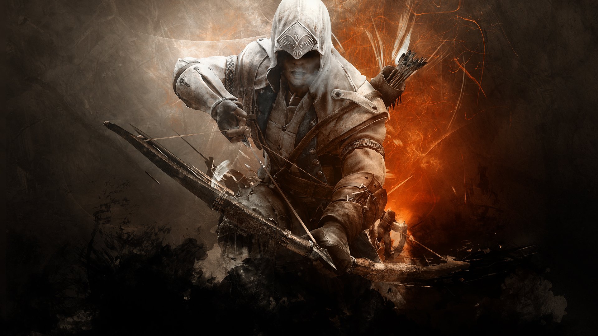 assassins creed 3 connor kanwey assassin assassin creed connor kenway radunhageydu assassin arc flèche abstrait
