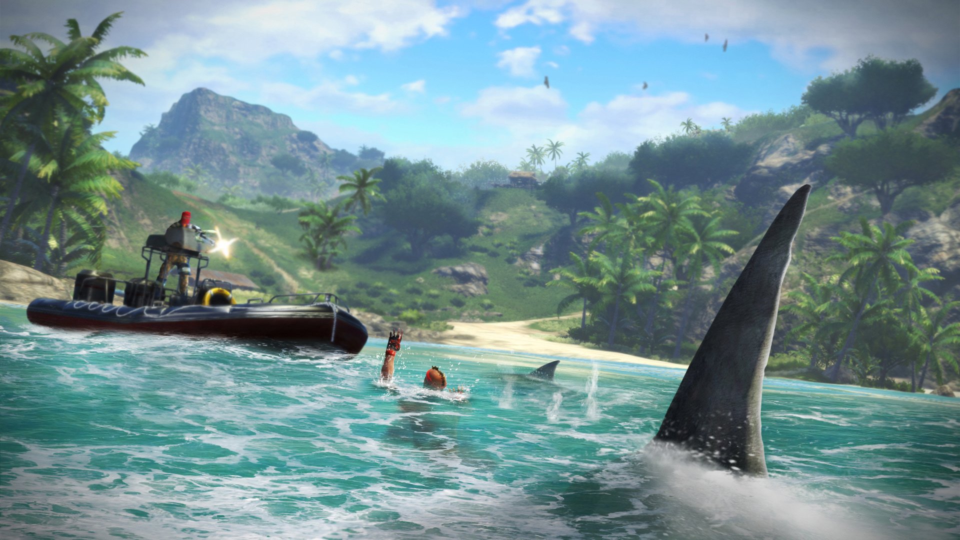 far cry 3 tirador mar montañas cuchillo sangre