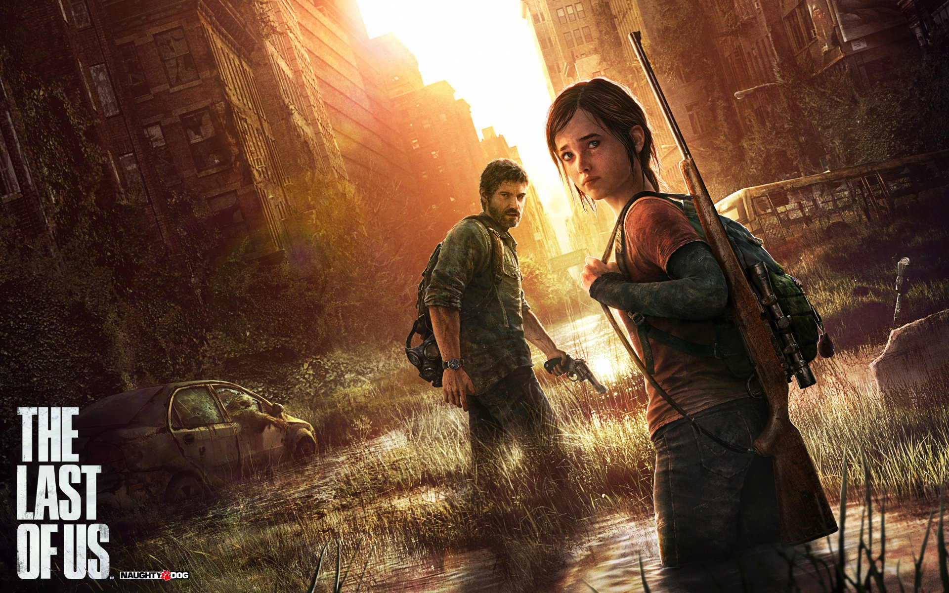 l ultimo di noi uno di noi naughty dog playstation 3 joel ellie sopravvissuti devastazione fucile armi città case