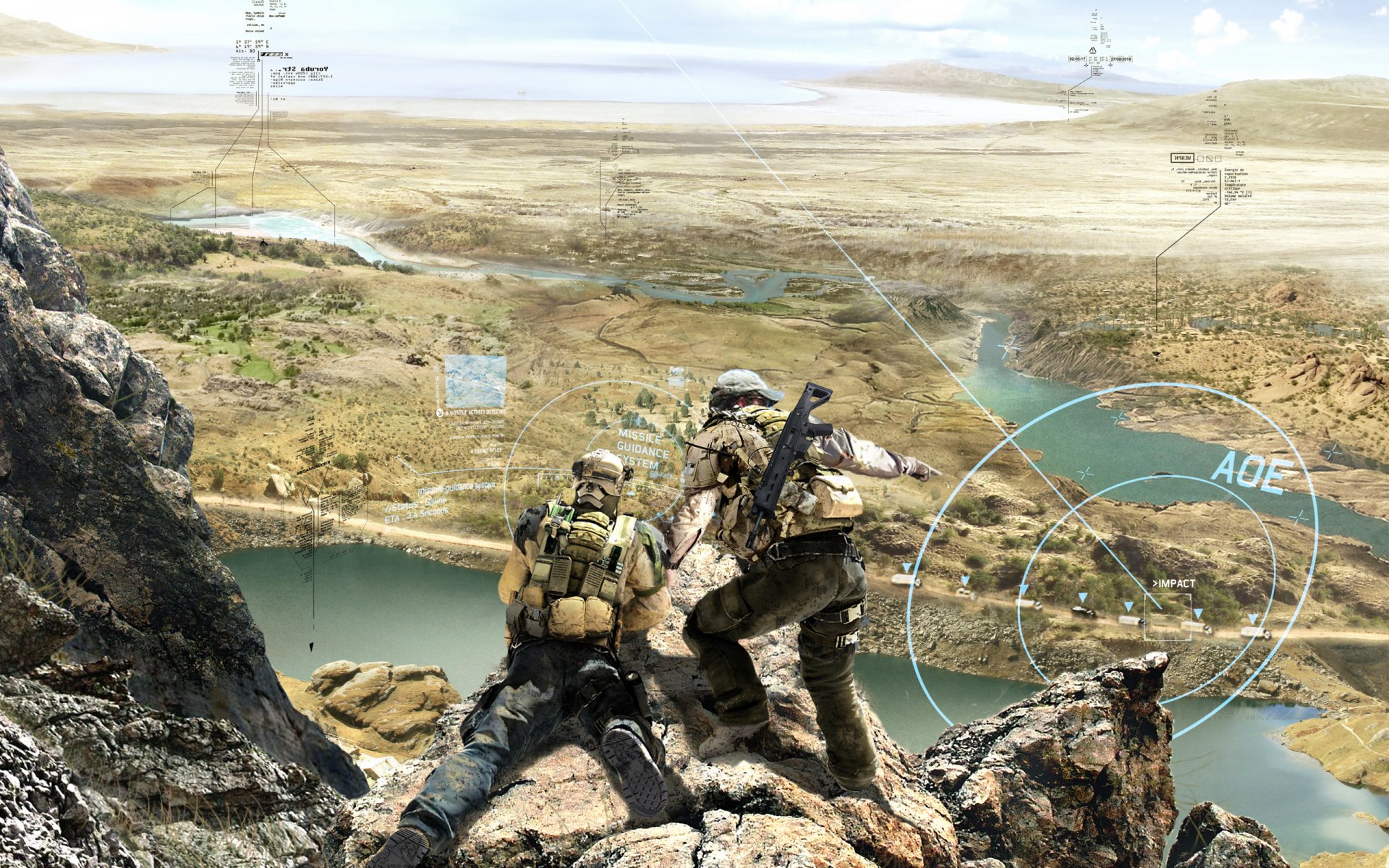ghost recon : future soldier ghost squad tom clancy waffe soldat hologramm taktik