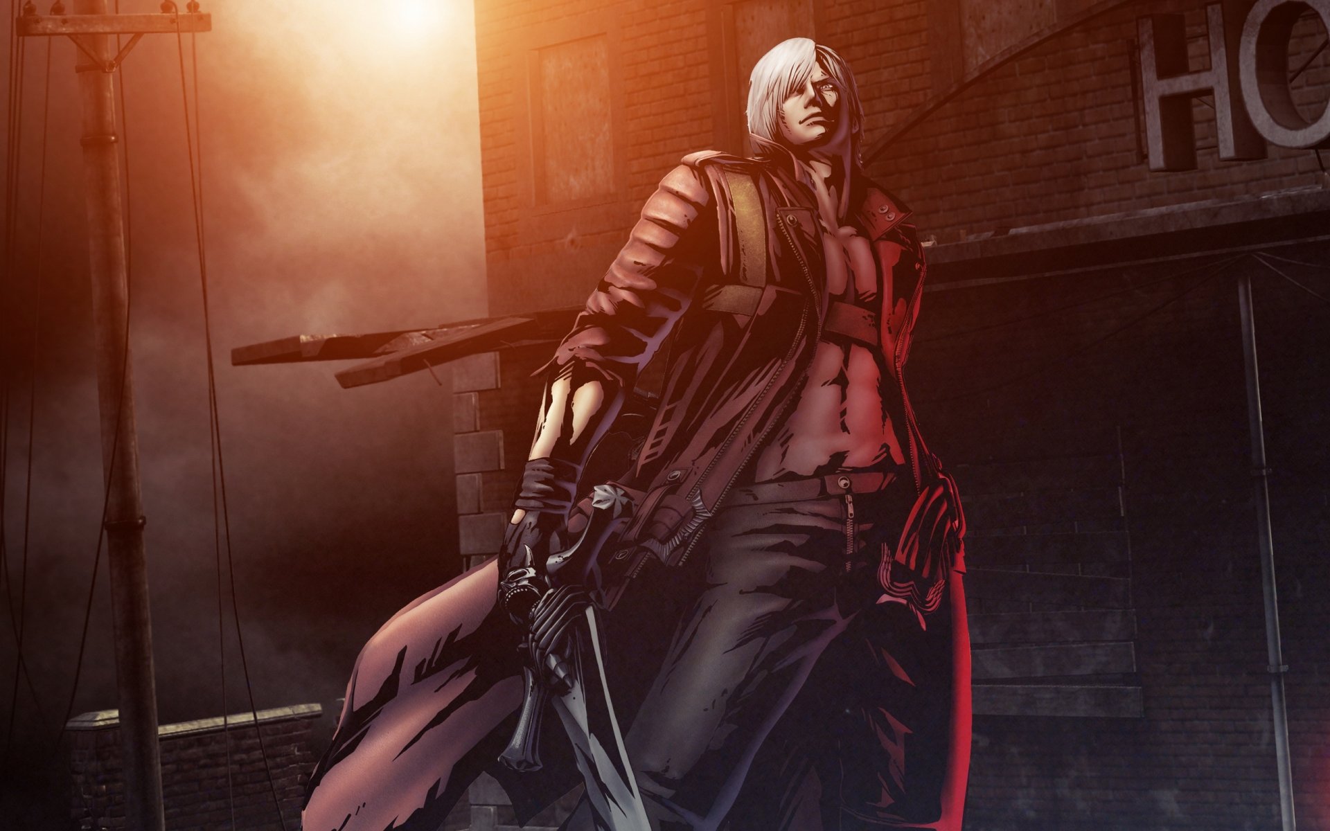 devil may cry dmc marvel vs capcom 3 il destino di due mondi sfondi di gioco dante spada armi mezzo demone pistole rebellion