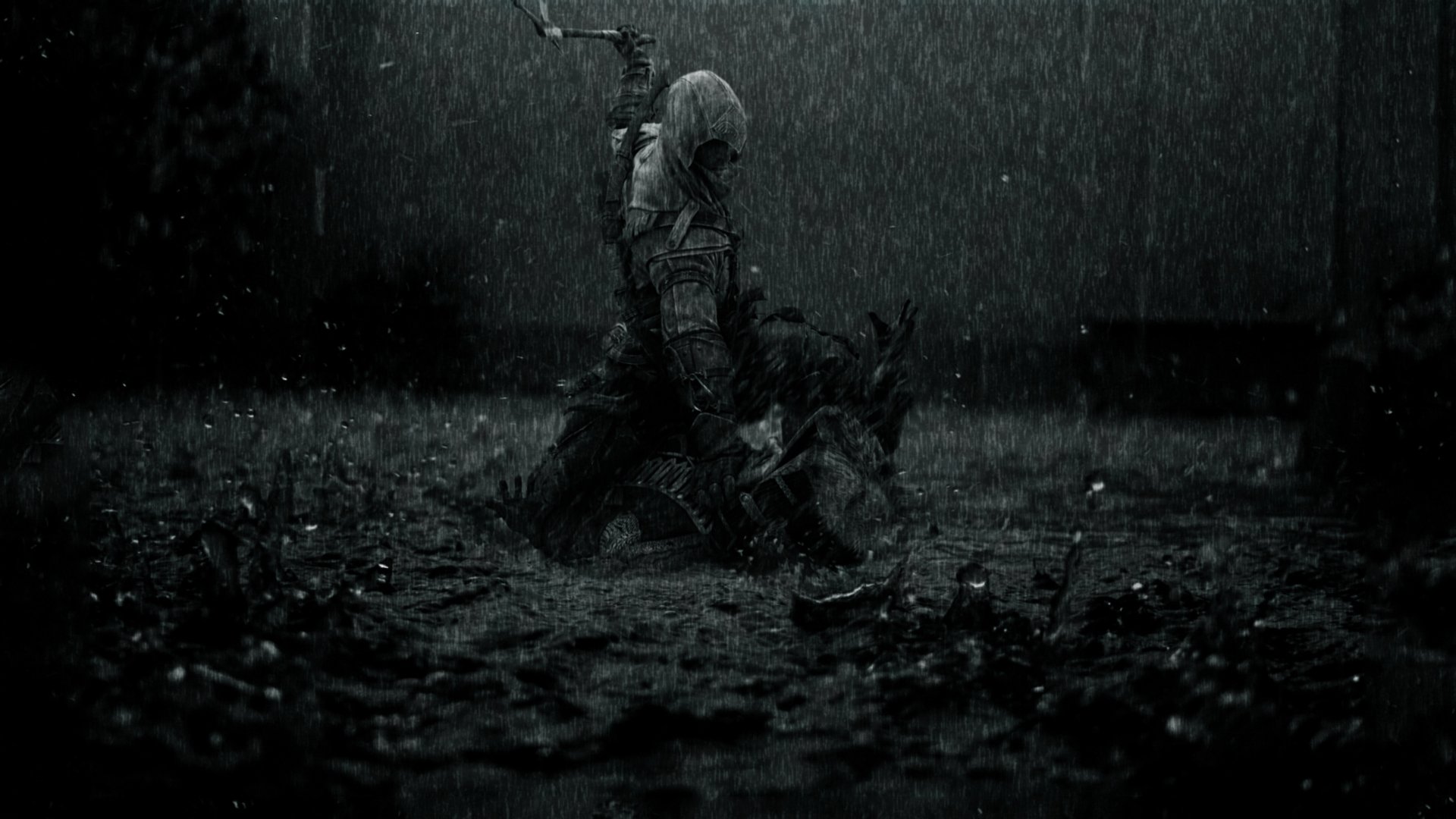 assassin creed assassin pluie assassin creed 3 assassin foi connor kenway sombre chevalier se lève