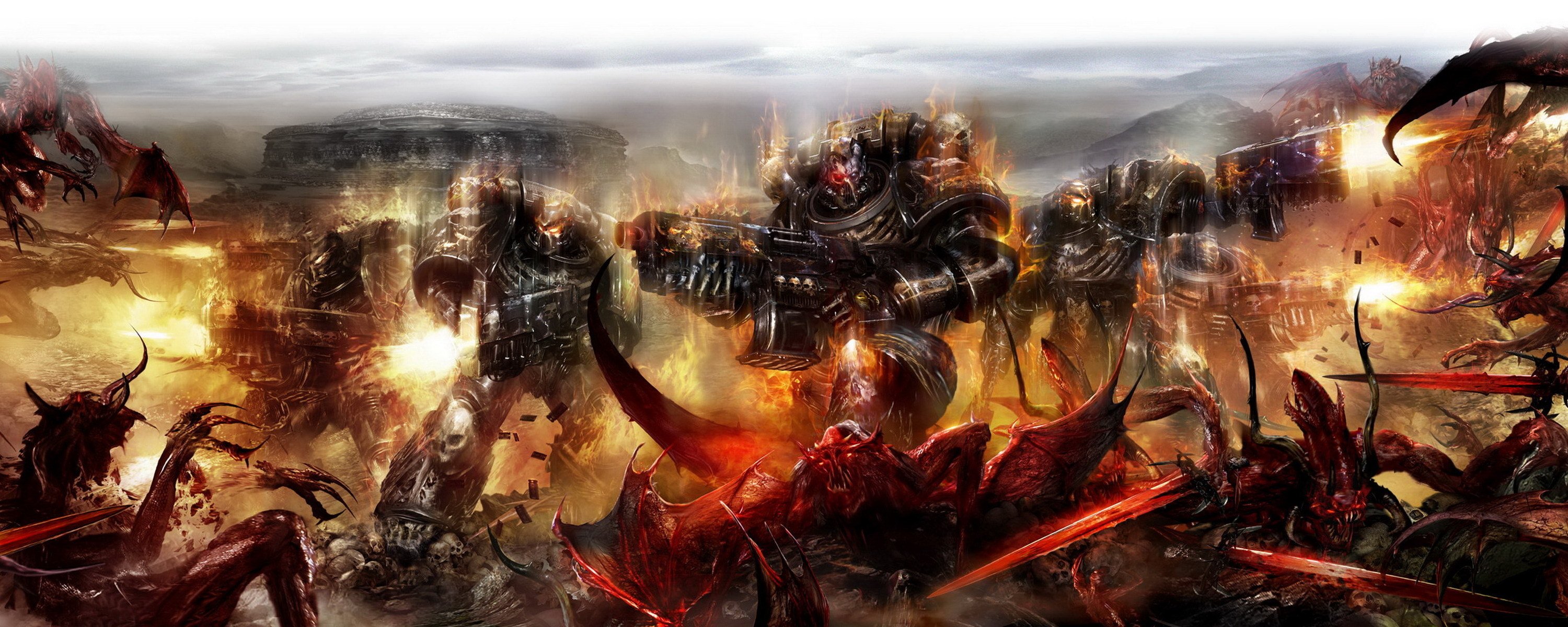 warhammer truppe armi armatura potenziata colpi mostri fuoco