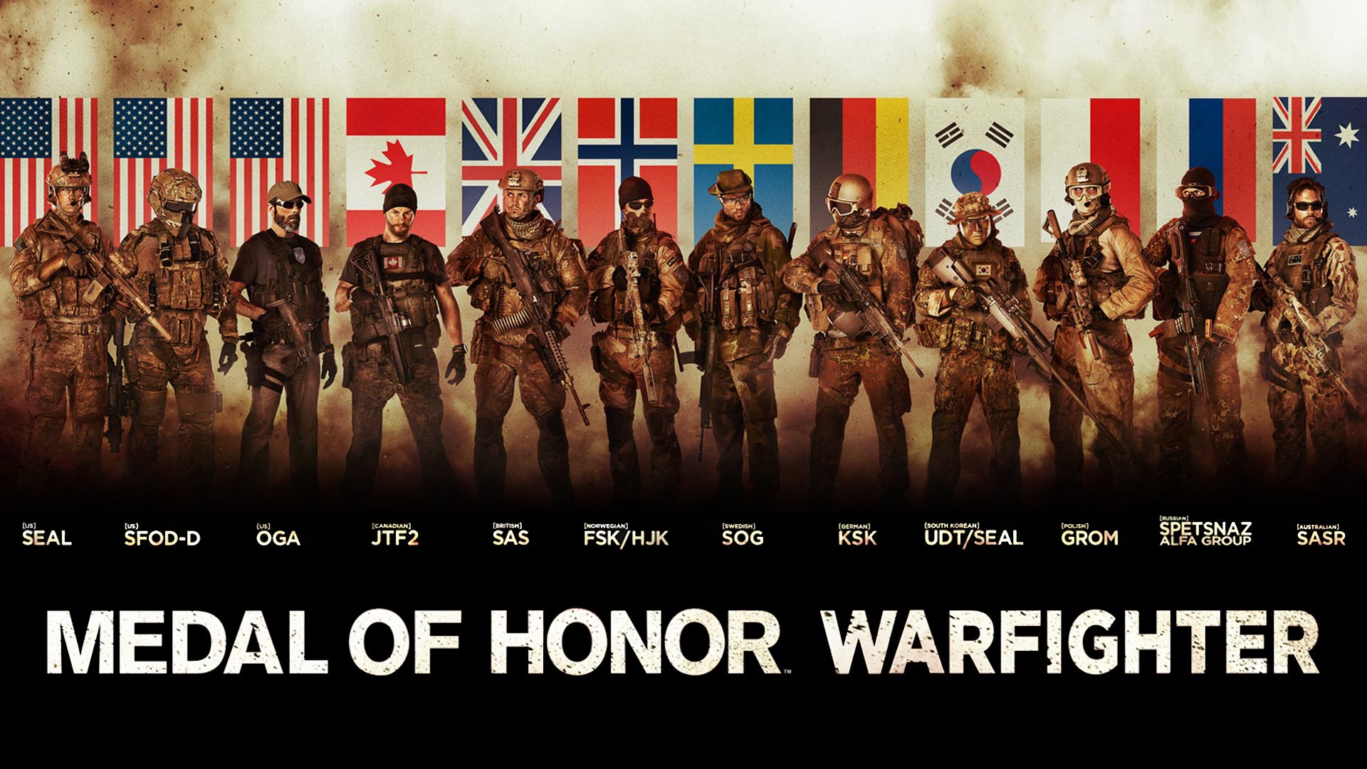 medal of honor warfighter soldados banderas