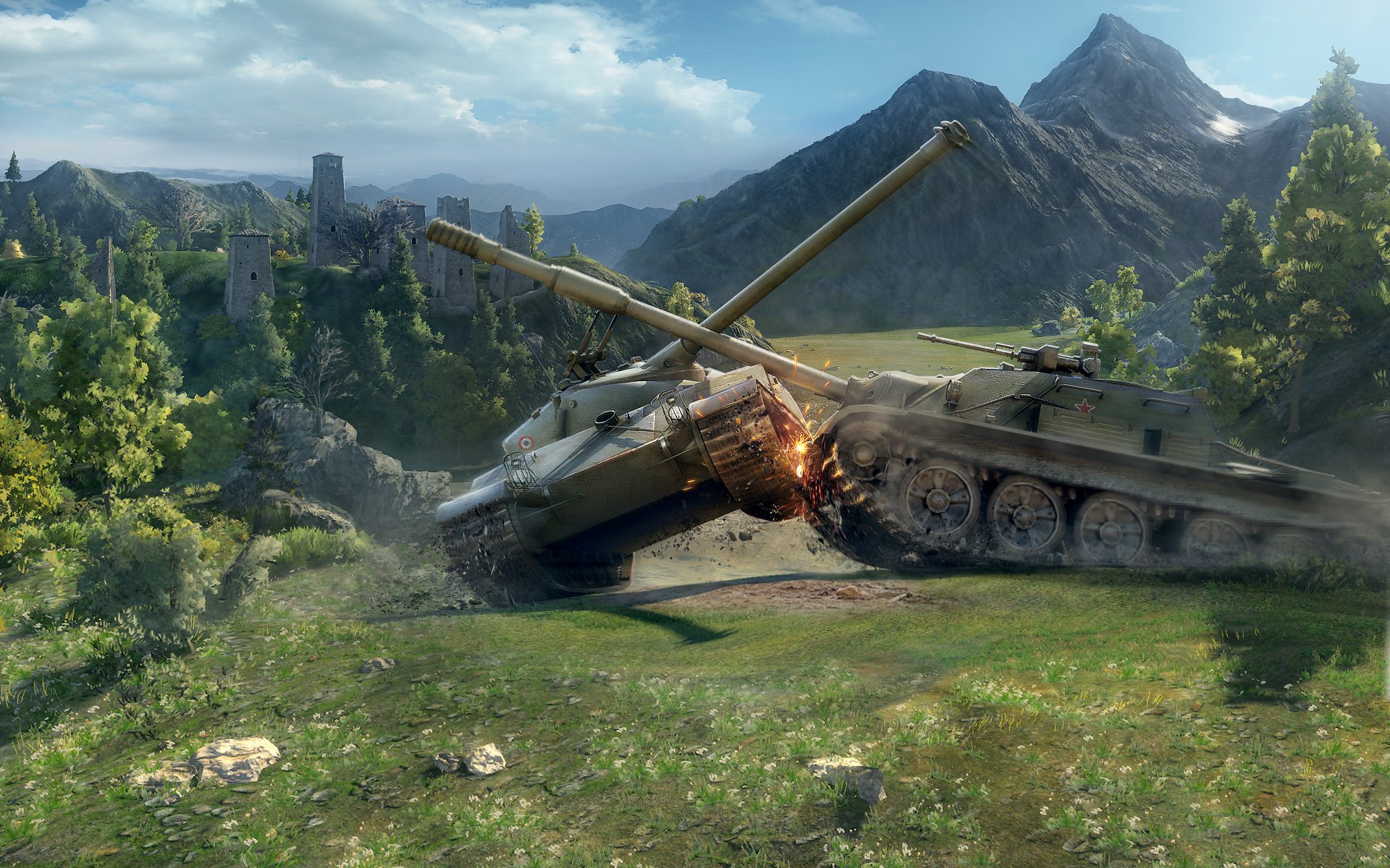 monde des chars wot chars bat châtillon 25 t char moyen su-122-54 pt-sau physique 0.8.0