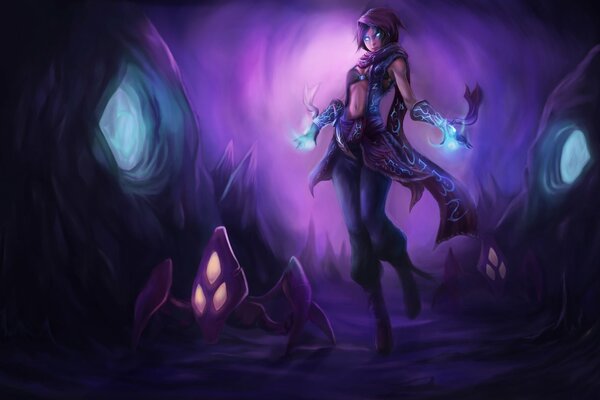 Das Blitzmädchen ist die Königin der fantastischen Dungeons