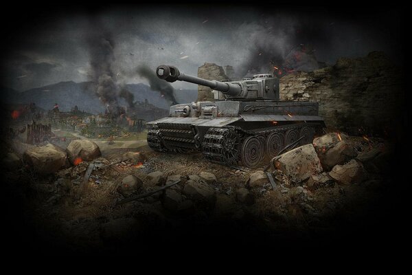 Tank and the world of tanks white tiger