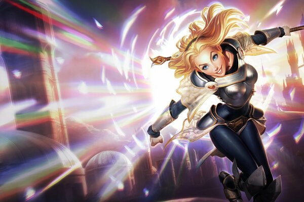 Czarodziejka w zbroi z League of Legends lol