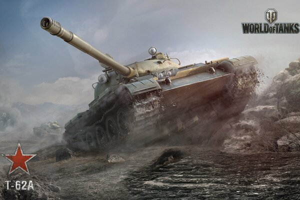 T-62A sulle operazioni militari nel gioco World of Tanks