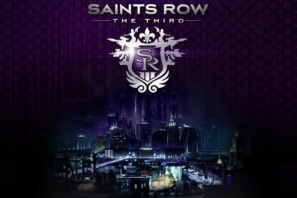 Logotipo de saints row tercera ciudad de stilport