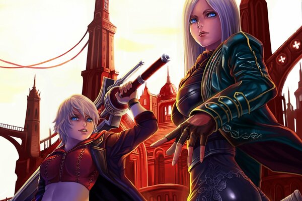 Immagini generate al computer di ragazze del gioco
