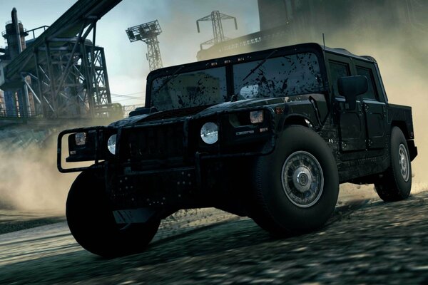SUV pour rechercher des bandits