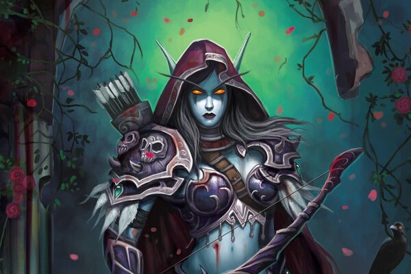 Die Elferin silvana windflügel aus Warcraft