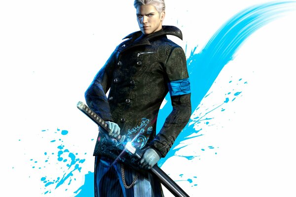 Le grand katana de Virgile est très beau