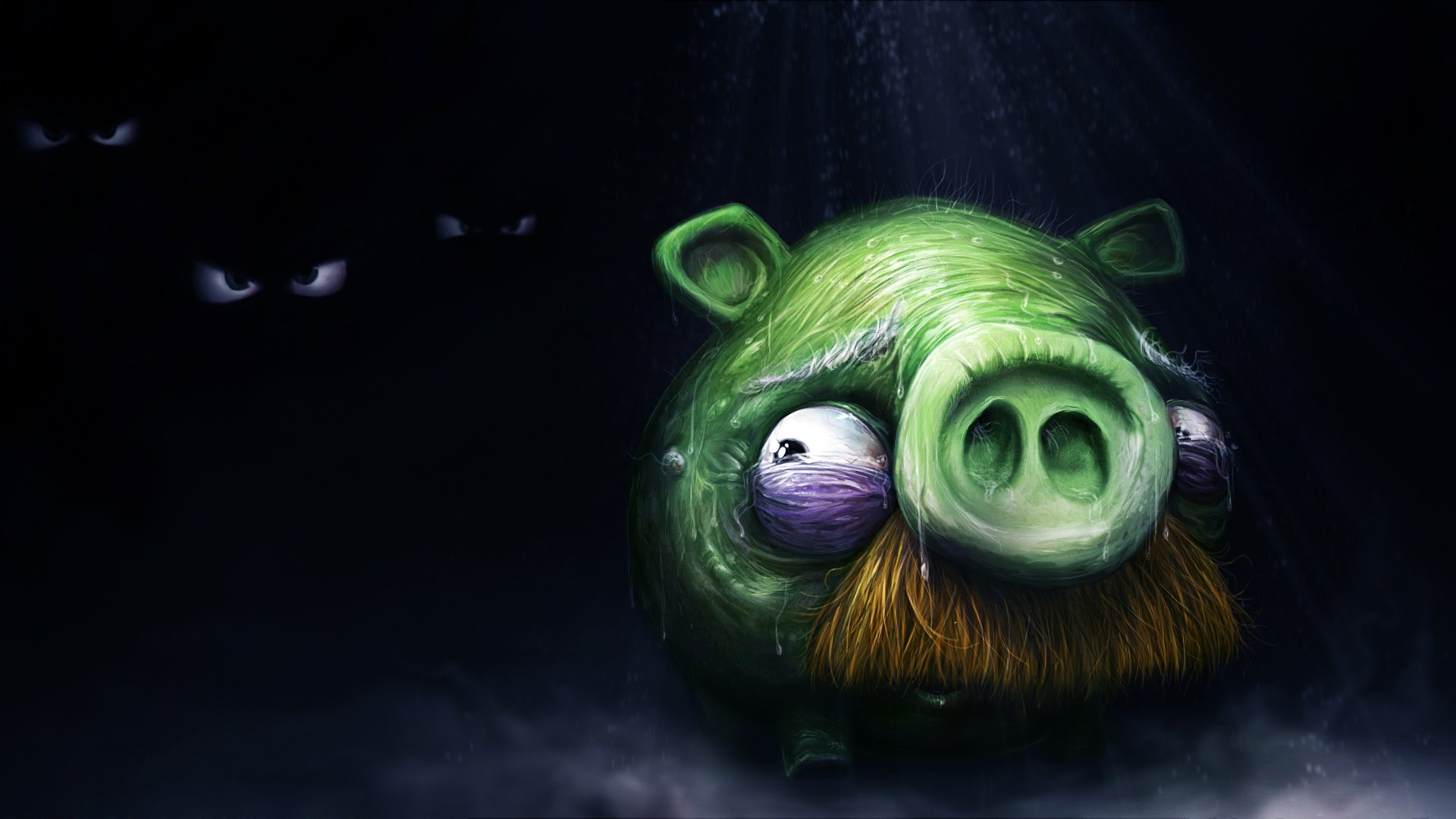 angry birds angry birds pig fear darkne