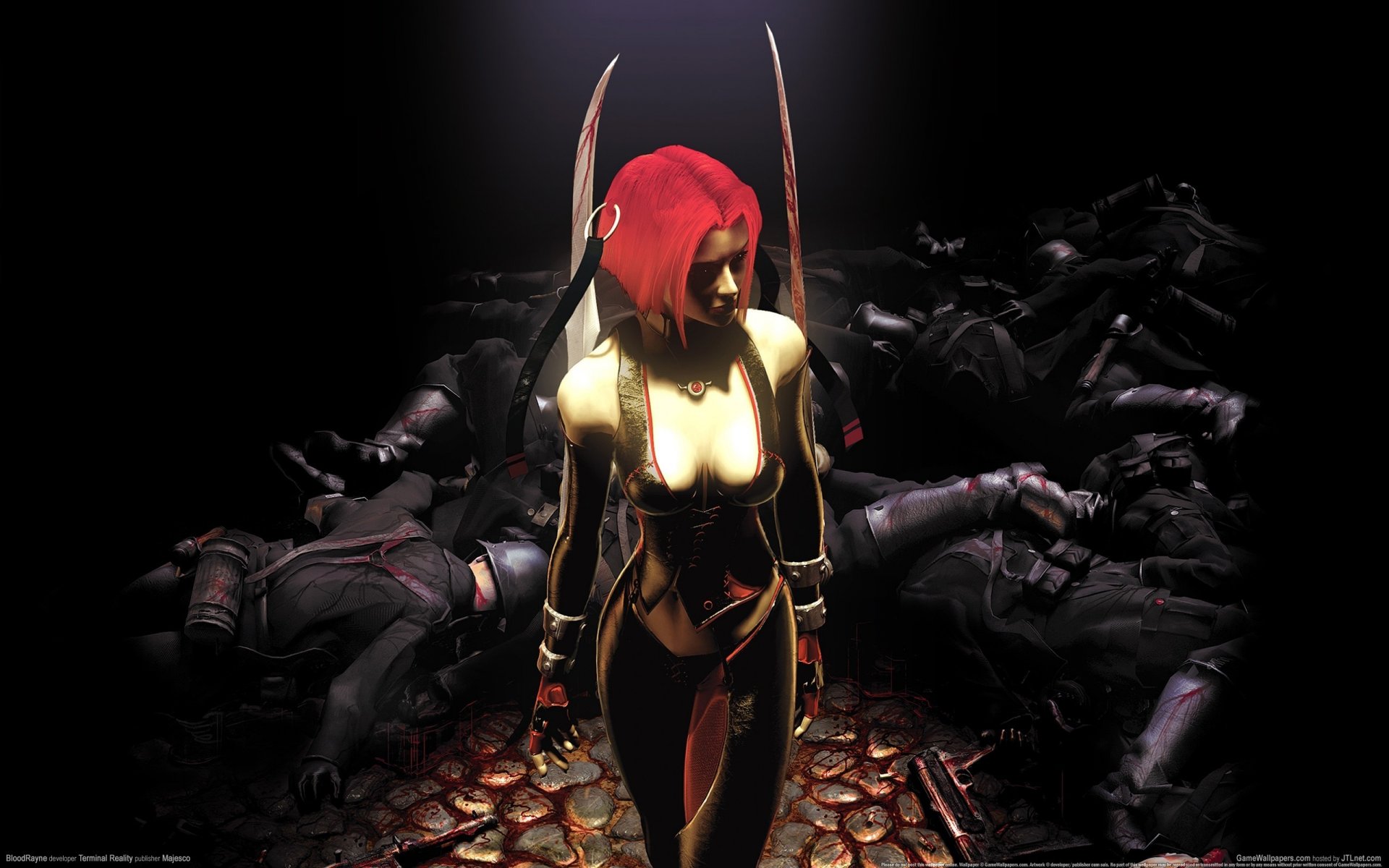 bloodrayne bludreyn rayne rhine corpses men